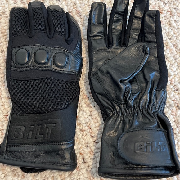 Bilt Accessories - BiLT  black motorcycle gloves, M